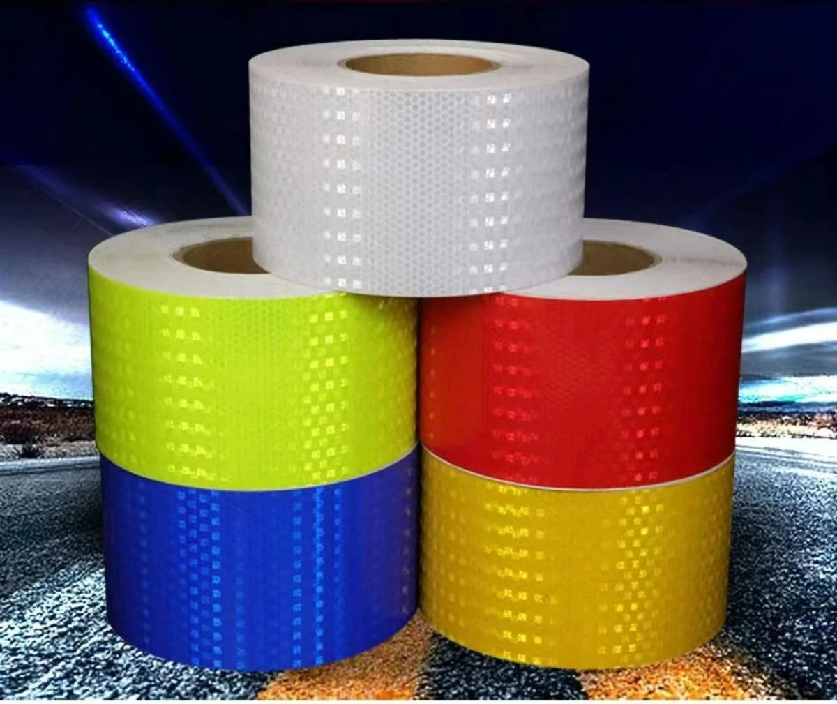 

Micro Prismatic Sheeting Reflective Tape Waterproof Adhesive Reflector Film for Automotive Motorcycle Truck Wide5CM and Long10CM