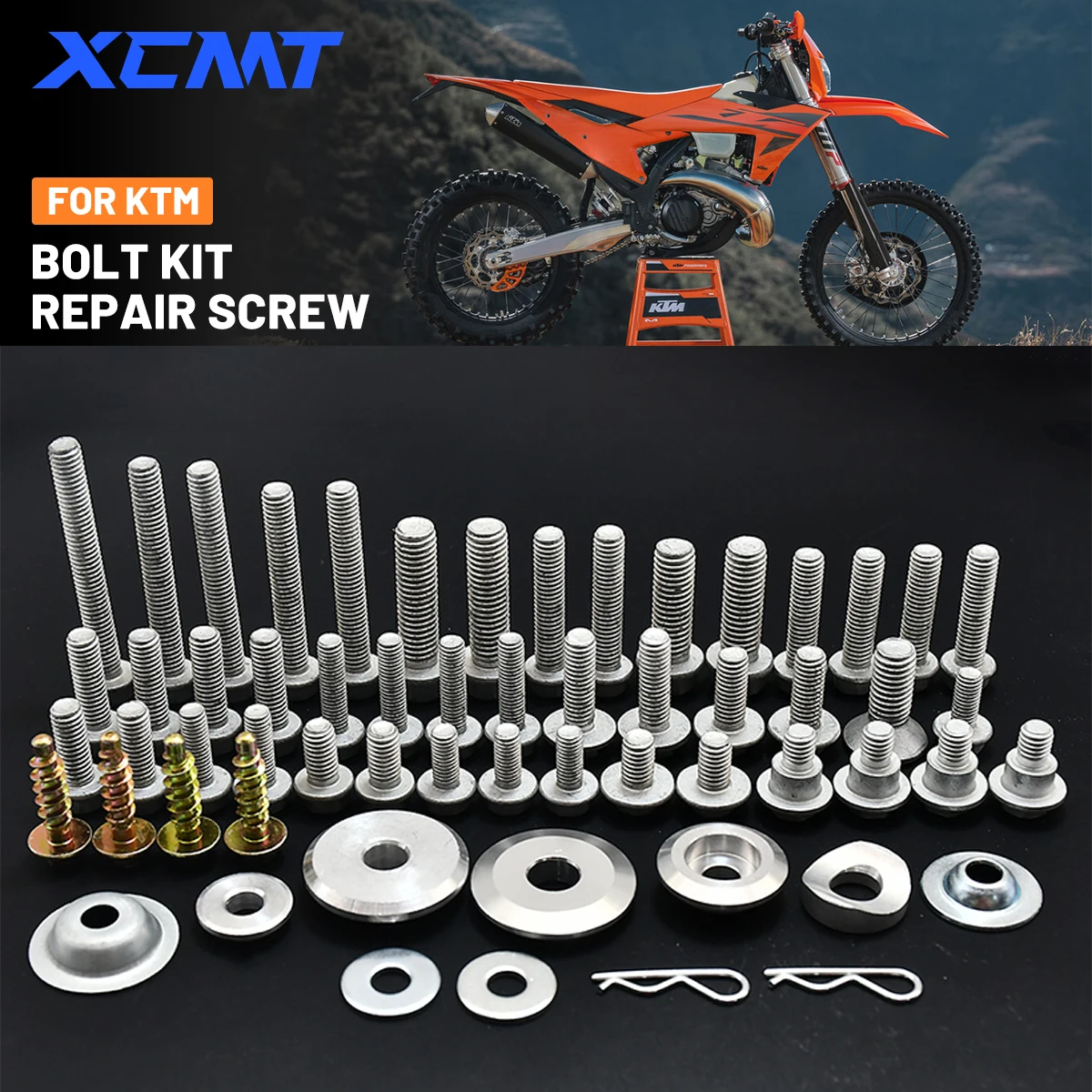 Hardware Bolt Full Plastics Fastener Kit For KTM Husqvarna 125 150 200 250 300 350 400 450 500 530 XCF XCWF SXF EXC EXCF FC FE