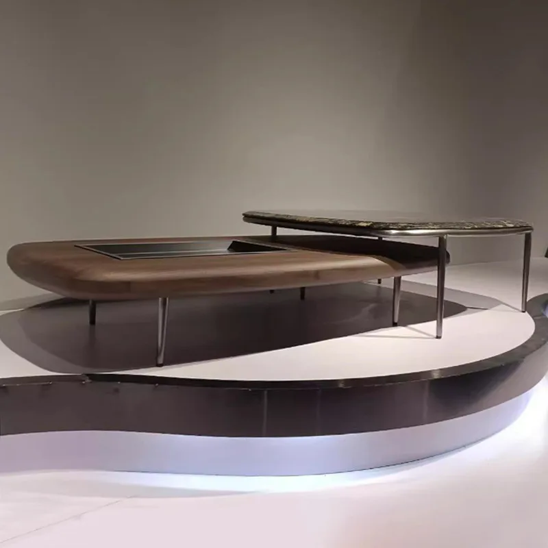 طاولة القهوة الإيطالية الحد الأدنى الشمال الإبداعية الفنية الحد الأدنى طاولات القهوة غرفة المعيشة مصمم أثاث المنزل FYCT #2