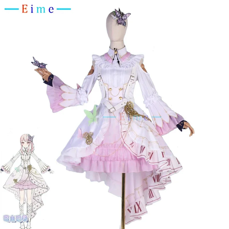 

PJSK Akiyama Mizuki Cosplay Costumes Game Project Sekai 3rd Anniversary Cosplay Dress Halloween Party Suit Uniforms Custom Made