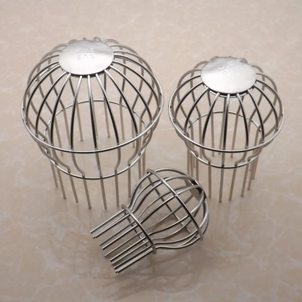 Picture 7: Gutter Guards Downspout Strainer Plastic Leaf Screen for Roof Drain Debris Filter Attachment