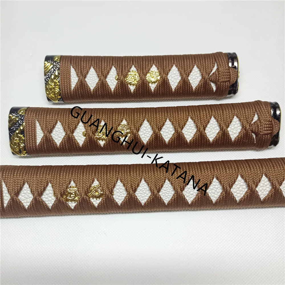 15cm 20cm 26cm  Set Tsuka Handle For Japanese Samurai Katana Sword Wakizashi Tanto Sword Katana Fittings