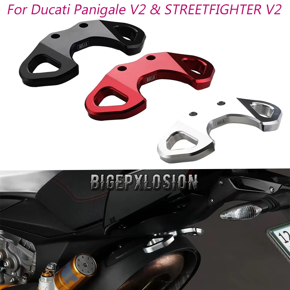 

For Ducati STREETFIGHTER V2 & Panigale V2 Motorcycle Hooks Traction Assist Mounting Bracket Trailer Mounting Bracket