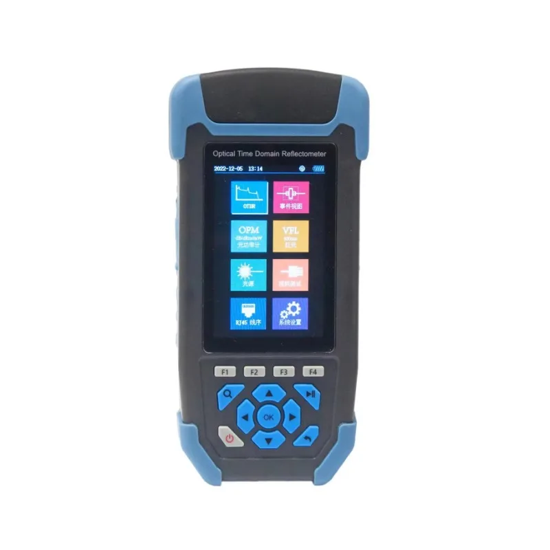 Mini Optical Time Domain Reflectometer 8-in-1 Function  Fiber Breakpoint Tester 3.5 Inch LCD Screen