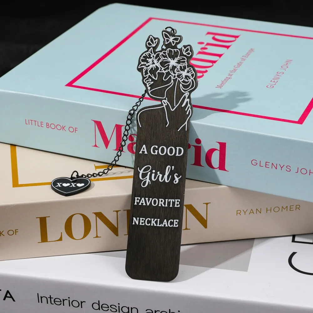 Spicy XOXO Stainless Steel Bookmark with XOXO Charm Spicy Book Lover Book Accessory Gift for Women Dark Romantic Gift
