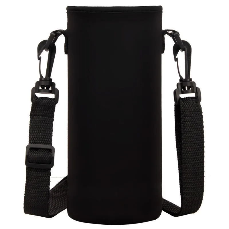 750ML/1000ML/1500ML Portable Water Bottle Insulated Neoprene Holder Pouch Bag Travel Thermos Cup Cover With Adjustable Strap