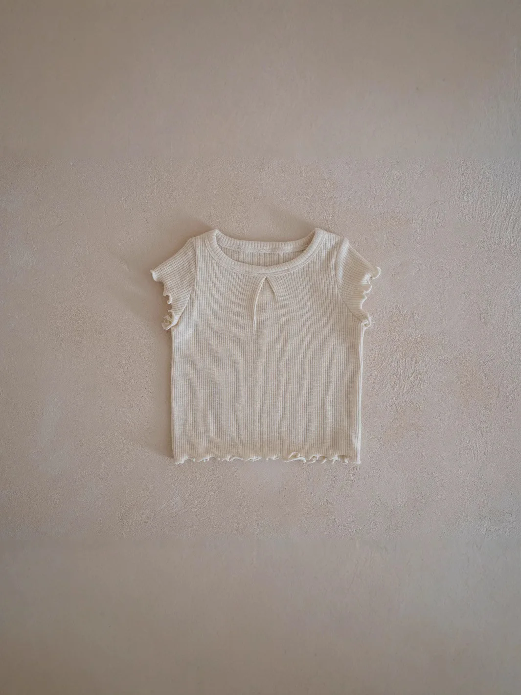 2025 Estate Nuova neonata Solid T-shirt in cotone infantile Gilet senza maniche Principessa Kids Girls Top elastici Vestiti per bambini