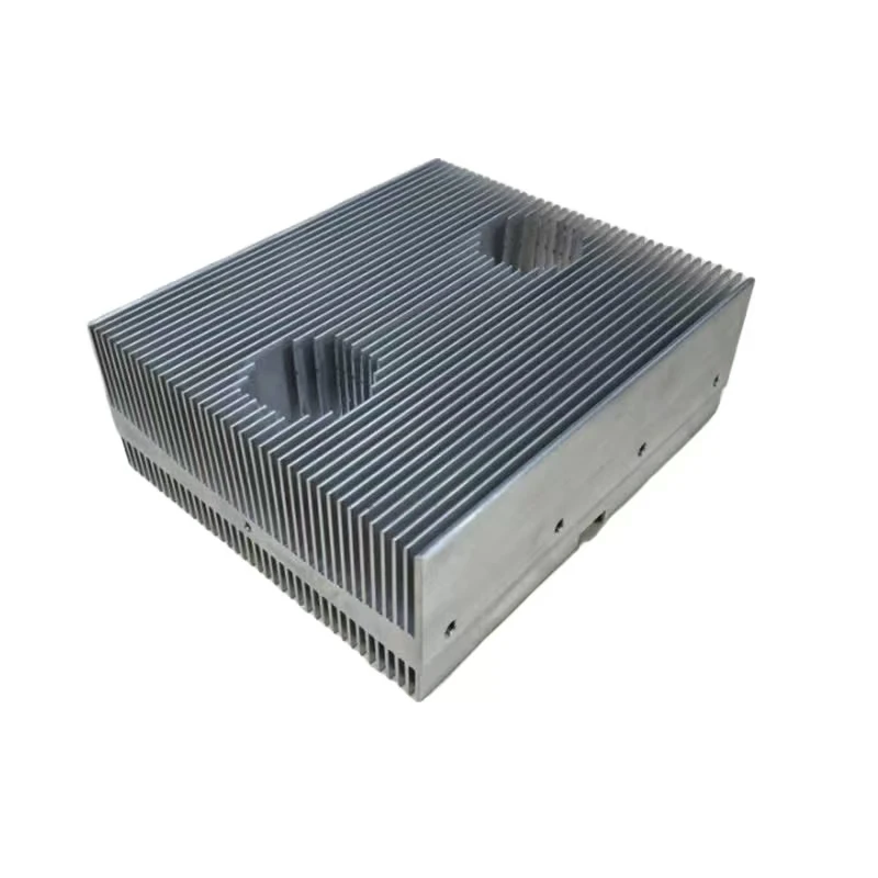 CNC machined aluminum alloy multi-faceted tooth heat dissipation components High-power heat dissipation parts