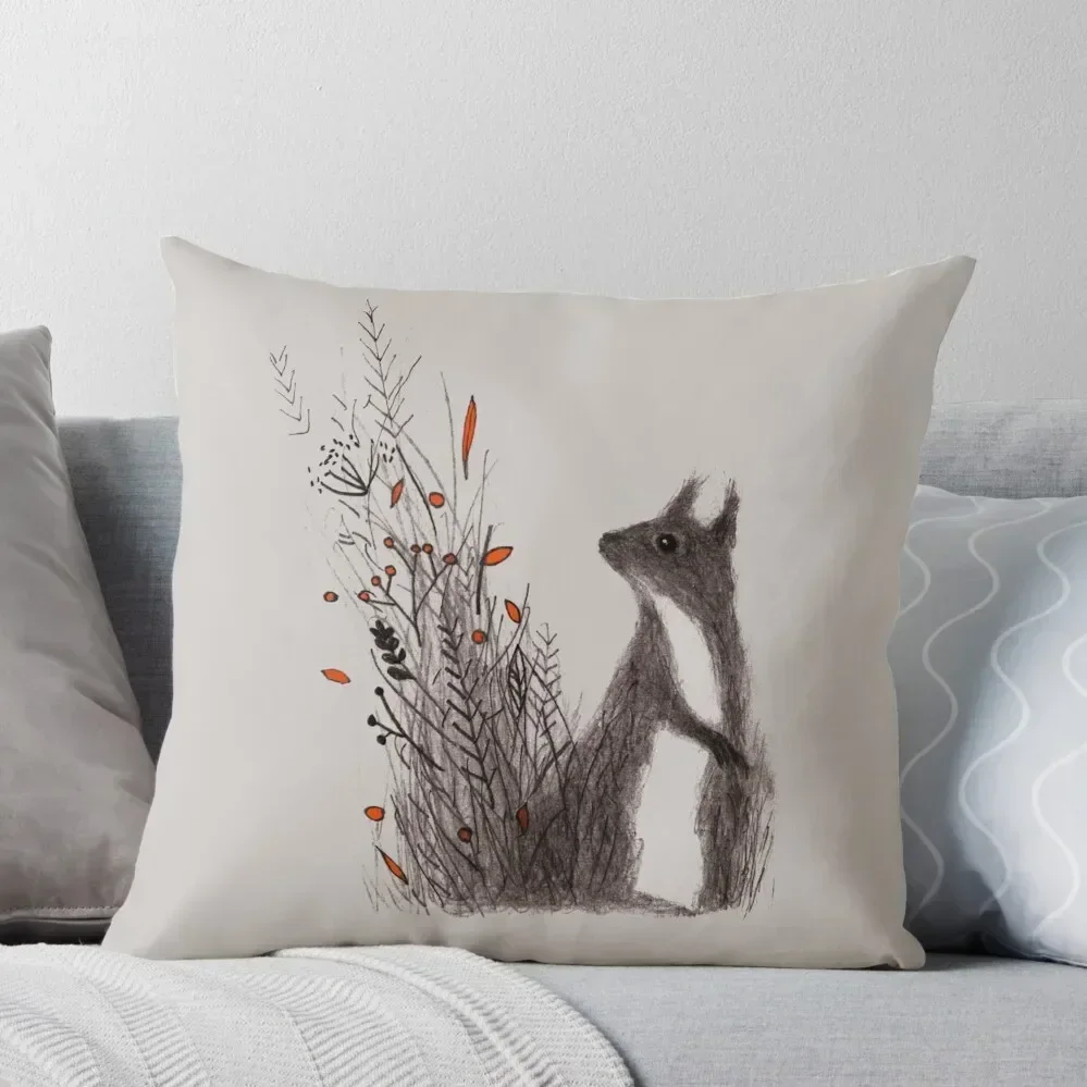 

Squirrel Throw Pillow Sofa Decorative Covers Rectangular Cushion Cover Pillow Case Christmas bed pillows pillow