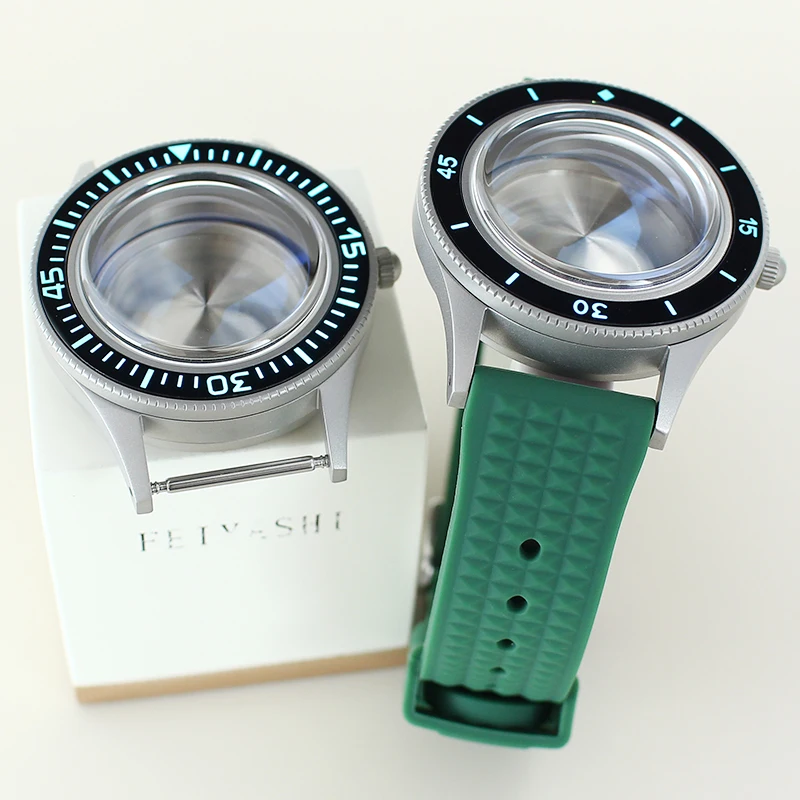 40mm NH35 case For 28 5 mm dial watch case Strap Sapphire For NH35 NH36/34 Movement Modified Retro First Year Fifty Seek Series