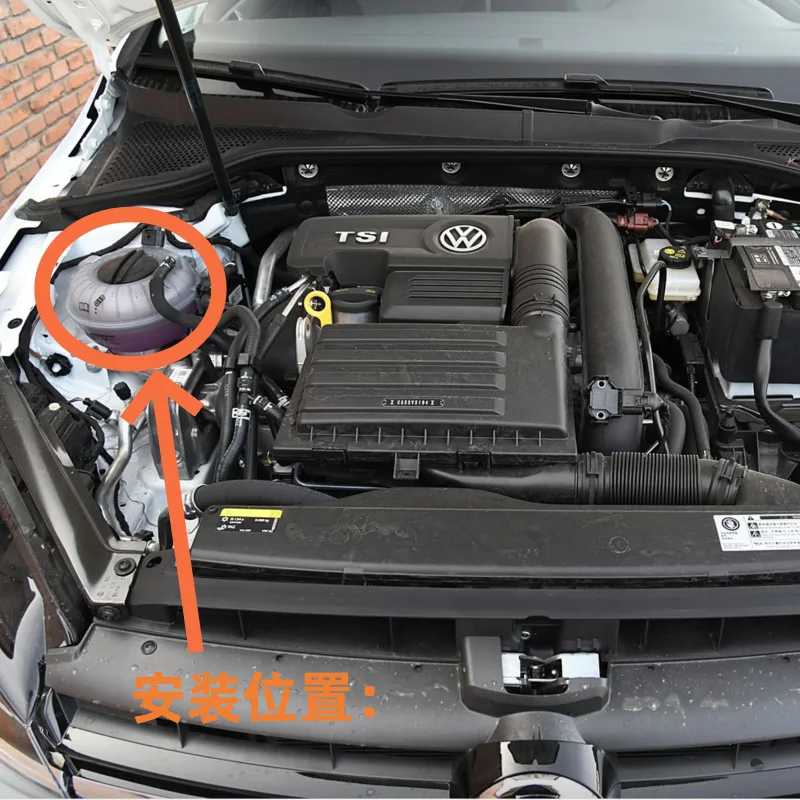 For Golf 7 MK7 for Audi Q2L Q3 A3 A6 Coolant Tank Water Bottle Interior Engine Expansion Plastic Reservoir Stresses Underhood