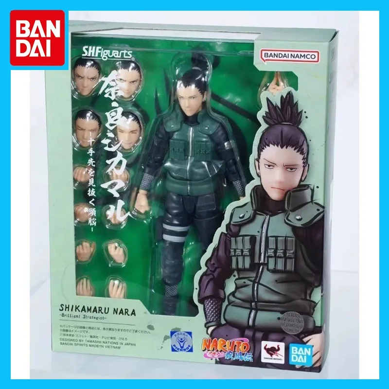 

In Stock Bandai Original Genuine S.H.Figuarts Naruto：Shippūden Nara Shikamaru Action Figure Toys for Boys Girls Kids Gift Model