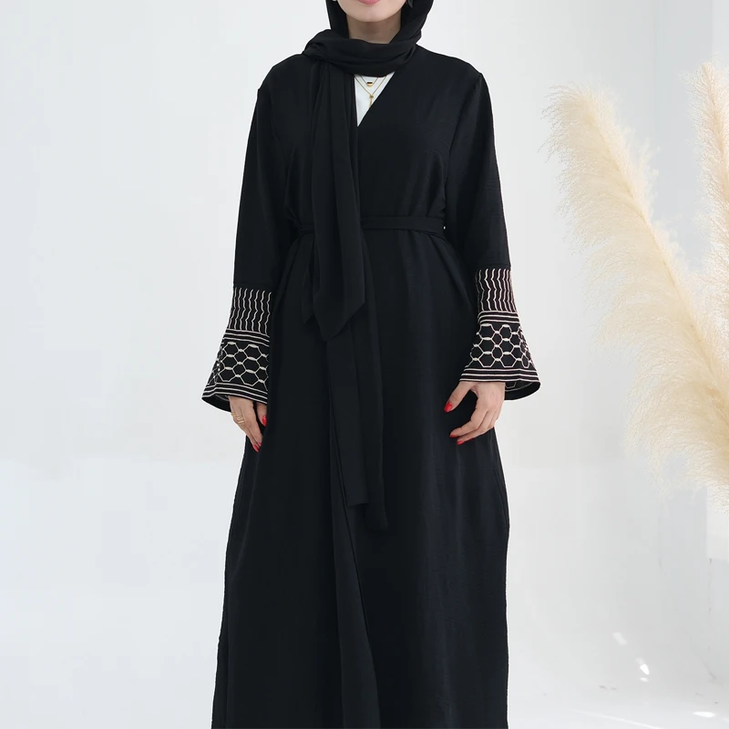 Abaya Cardigan Ramadan Khimar Abaya Saudi Arabia Turkey Islam Muslim Dress Prayer Clothes African Embroidery Dresses For Women