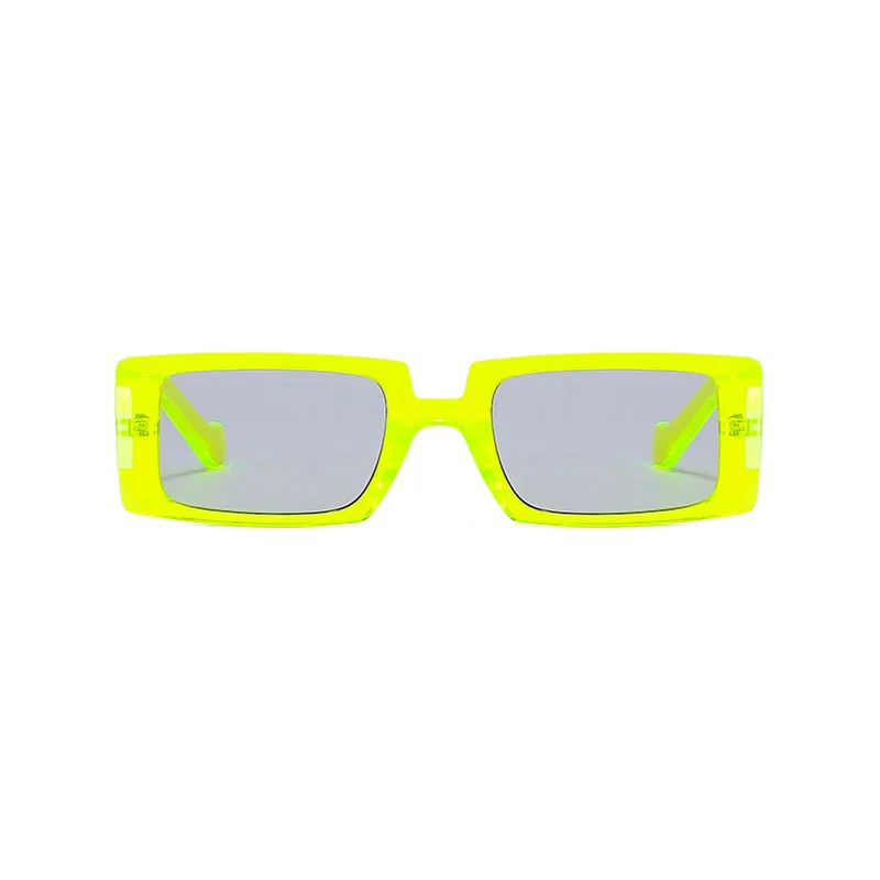 SHONEMES Rectangle Sunglasses Stylish Women Shades Outdoor UV400 Sun Glasses Black Green White for Female