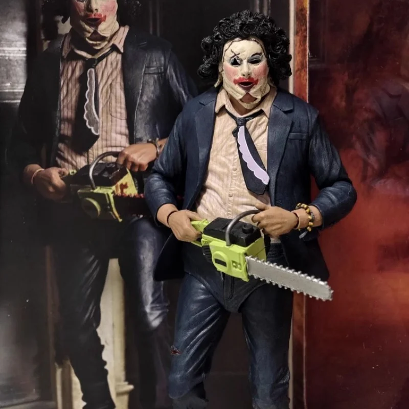 Originele Neca 18 cm actiefiguur The Texas Chainsaw Massacre Movie Decoratie Collectible Toy Model Desktop Toy