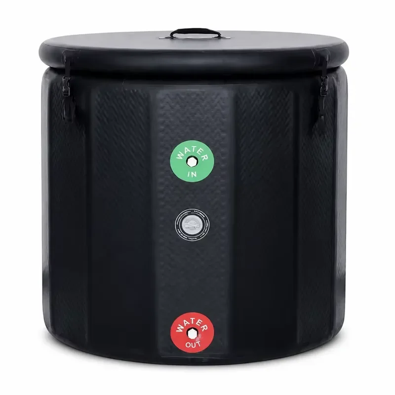 Portable Inflatable Ice Bath Tub Thick PVC Foldable Cold Plunge Pool for Muscle Recovery Post Workout BPA Free Water