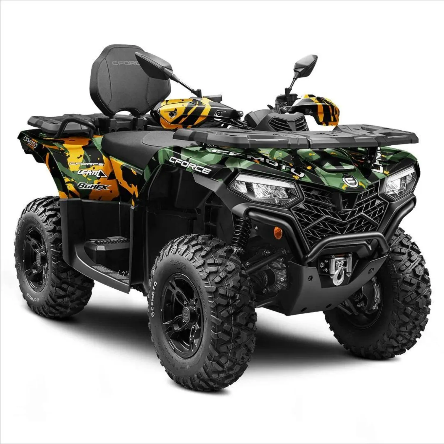 Body Fairing Sticker Decals Protective Quads / Atv 4x4 Full Graphic Kit For CFMOTO CFORCE 400+450+500+520 2022-2026  Design-24