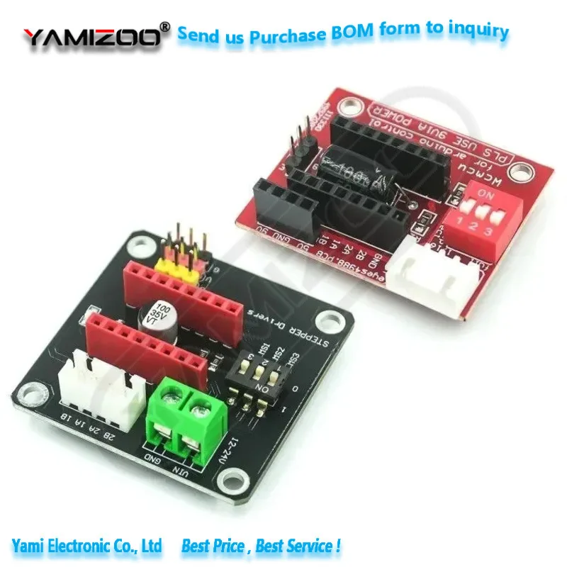10 Stück 42 Schrittmotor-Treiber-Erweiterungsplatine DRV8825 A4988 3D-Drucker-Steuerungsmodul für Arduino für UN R3 Ramps1.4 DIY – Detail 1