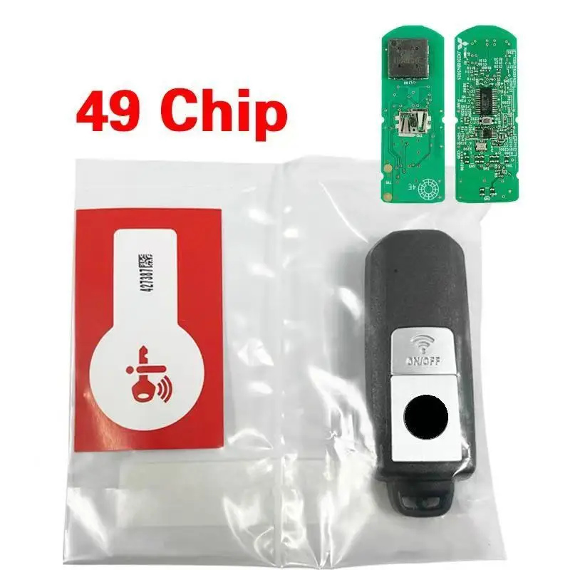 XJY MK0028 Motorcycle Remote Smart Control ID49 Chip 433.92MHz SKEA7B-03 Proximity Key Fob For Yamaha TMAX530 TMAX560 2017-2023