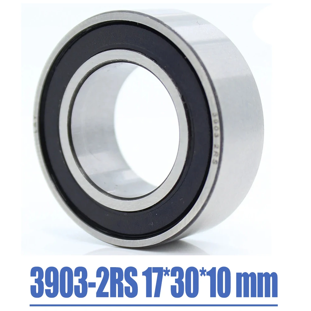 

3903-2RS Bearing 17*30*10 mm ( 1 Pc ) 3903 2RS Double Row Sealed 3903 RS Angular Contact Ball Bearings