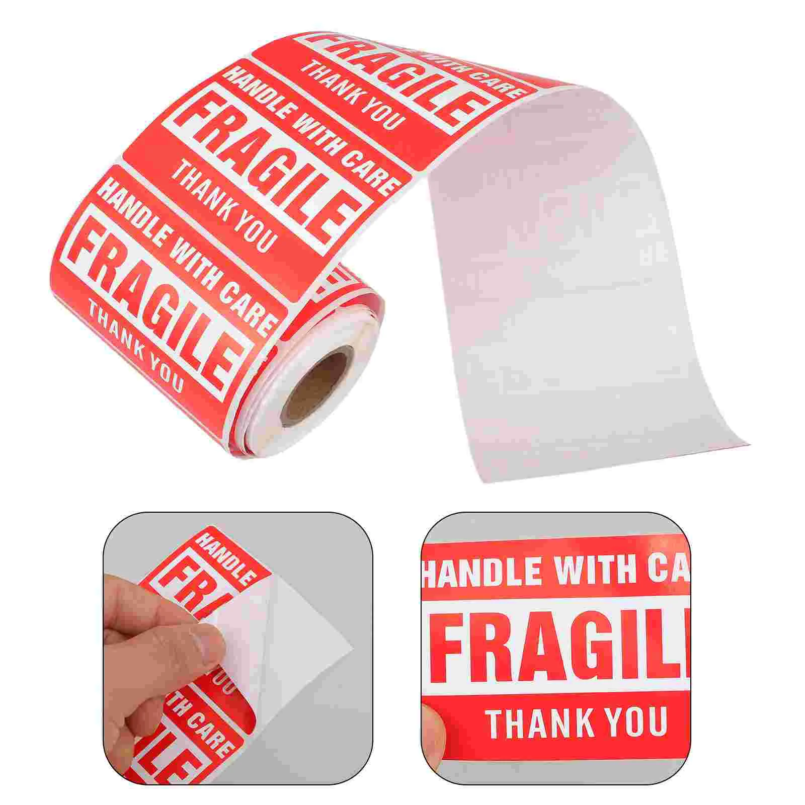 

Shipping Label Do Not Bend Warning Stickers Fragile Package Caution Goods Moving Adhesive Self-adhesive Paper Labels