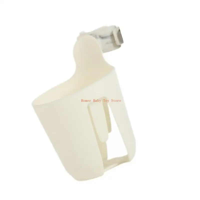 J0PF Strollers Attachment Cup Holder Stand Nonslip Desain Dasar Lebar Pemasangan Mudah untuk Sebagian Besar Kereta