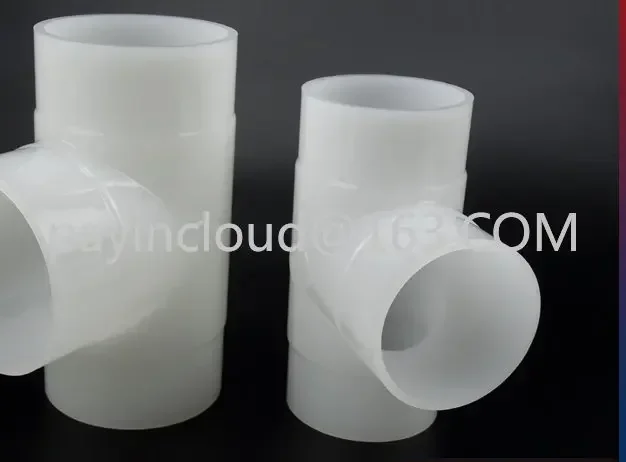 Suitable for Butt Welding Tee Pipe Connector Accessories Complete Collection of PVDF Plastic 3-Way