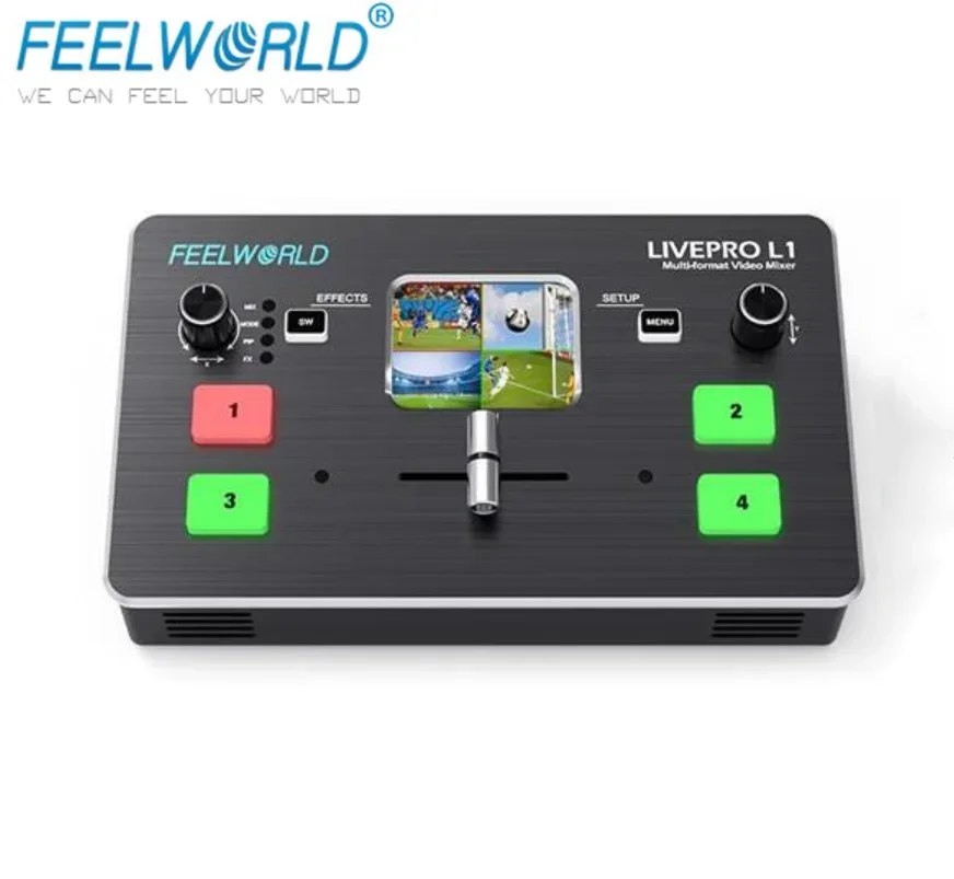 

2026 Premium Products ​LIVEPRO L1 with 4 CH HDMI LIVEPRO L1 Multi-format Video Switcher 4xHDMI Inputs Multi Camera Production Re