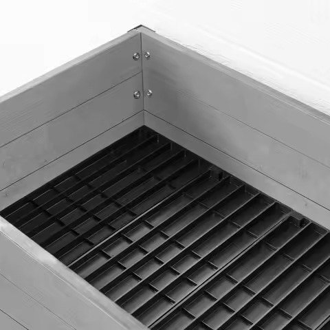 Elevated Spruce Planter 21 x 47 x 30 Inches, Deck, Patio, &amp; Backyard &amp; Greenhouse Cover, for Elevated Plan