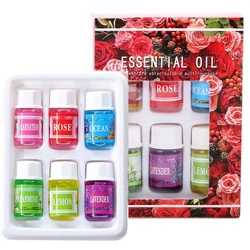 6PCS 3ML Air Freshener Natural Plant Aromatherapy Essential Oil Air Conditioning Perfume Aroma Diffuser Fragrance Humidifier