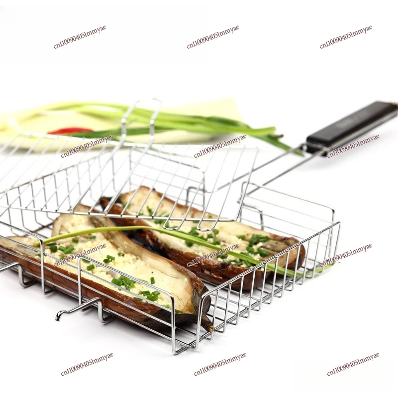 BBQ net clip Large BBQ tool Stainless steel pig's trotters corn clip