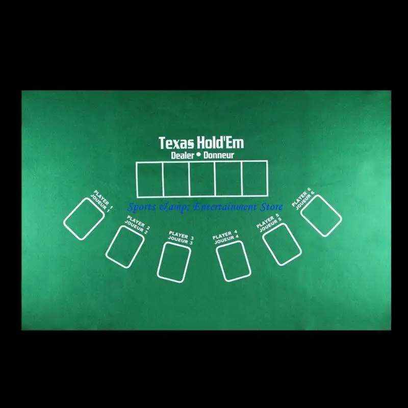 

G7NF Casino Family Party Game Entertainment ToysTX Hold Tablecloth Flannel 21 Points Table Mat