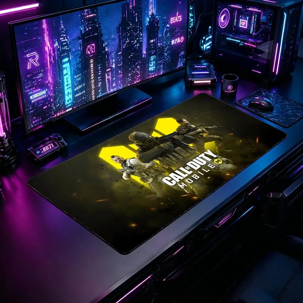 Gaming Mouse Pad CCall of Duty Mouse Pad XXL Large Desk Mat Non-Slip Rubber Extended Mousepad for PC Laptop Setup