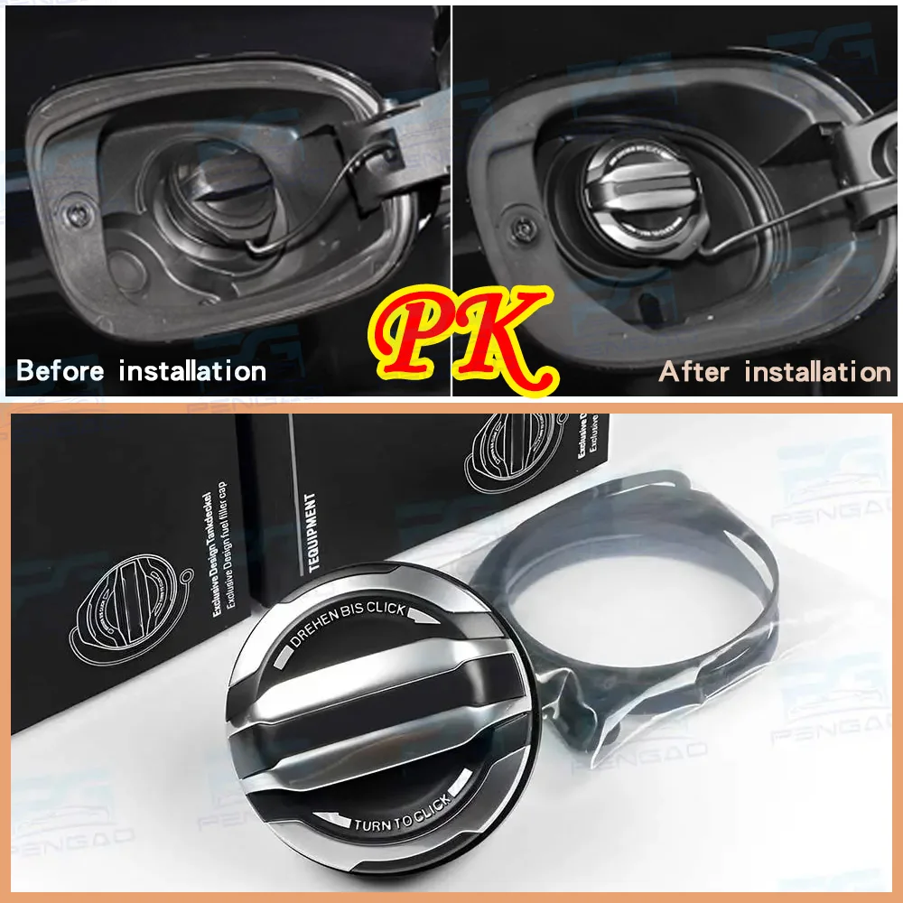 

For Porsche fuel tank cap Macan Cayenne Panamera911 718 aluminum alloy fuel tank cap refueling port