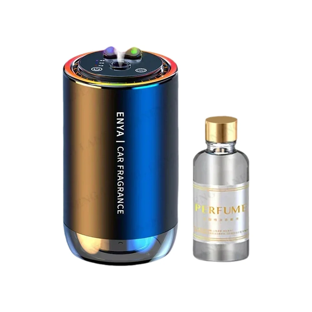 Odświeżacz powietrza do samochodu, 3 kolory, dyfuzor zapachowy z olejkami eterycznymi, dystrybutor zapachu, ładowany przez USB, aromaterapia, odświeżacz powietrza. — 2