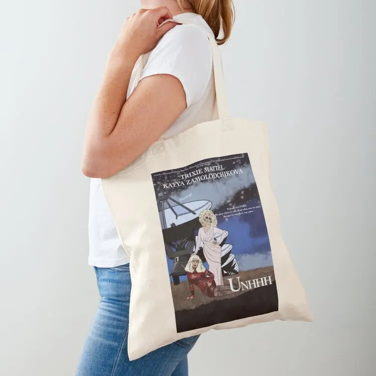 Katya and trixie Movie Poster Tote Bag reusable grocery bags reusable shopping bag tote bags aesthetic