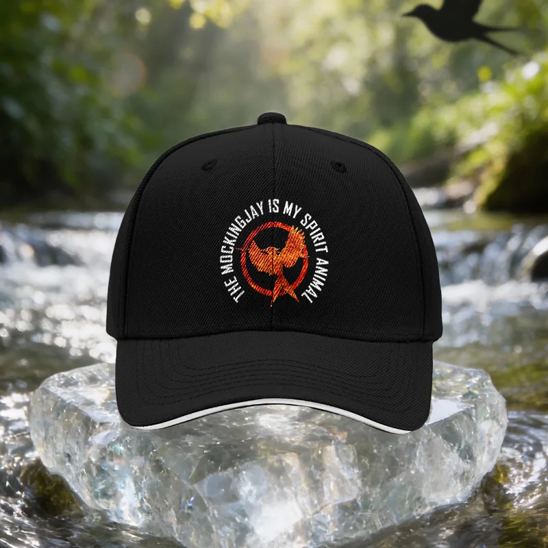 Phoenix Bird Logo Pattern Sandwich Cap, Unisex Easy Lightweight Adjustable Outdoor Sun Hat, Ideal Gift for Travel, Parties, Birt