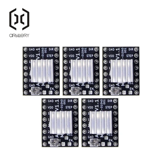 Imagen 2 del producto Controlador de motor paso a paso con disipador de calor para impresoras 3D de artillería
