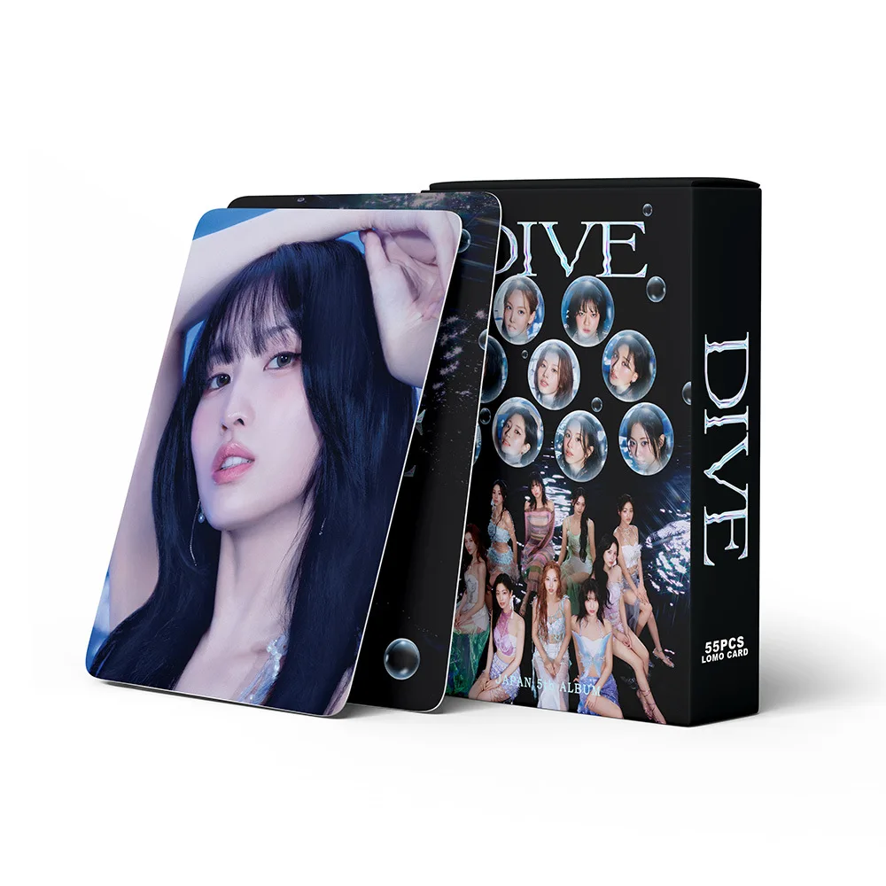 55Pcs Kpop Two Group New Album DIVE Lomo Cards with YOU-th 2024 Photocards Photos Print Cards High Quality Kpop Fan Collection