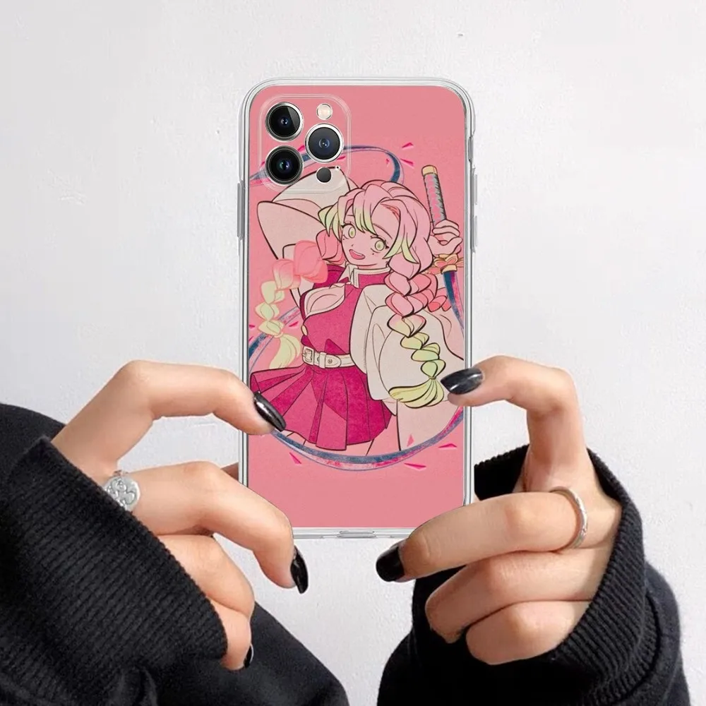 Kanroji Mitsuri Anime Phone Case For iPhone 14 11 12 13 Mini Pro XS Max Cover 6 7 8 Plus X XR SE 2020 Funda Shell