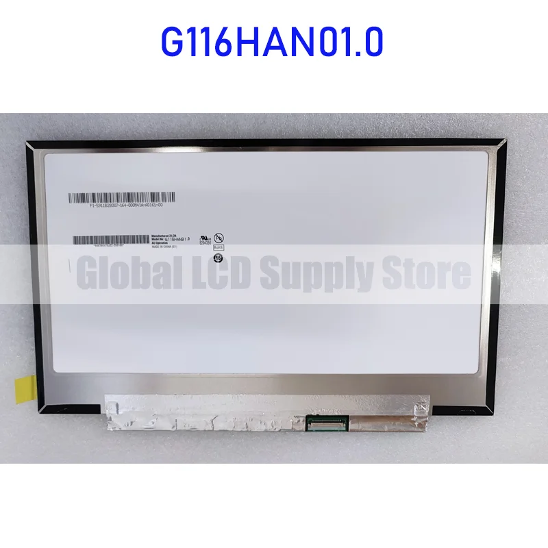 G116HAN01.0 11.6 Inch 1920*1080 TFT LCD Screen Industrial Original for Auo 30 Pins Connector Brand New Fully Tested