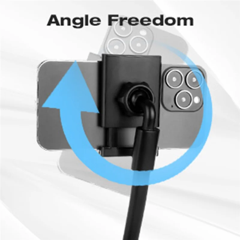 FULL-Gooseneck 휴대폰 홀더, 침대용 휴대폰 셀카 홀더, 범용 다기능 휴대폰 홀더