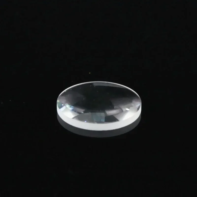 Quartz Plano-convex lens diameter 50.8mm focal length 60mm high precision focusing condenser Pure white glass quartz material