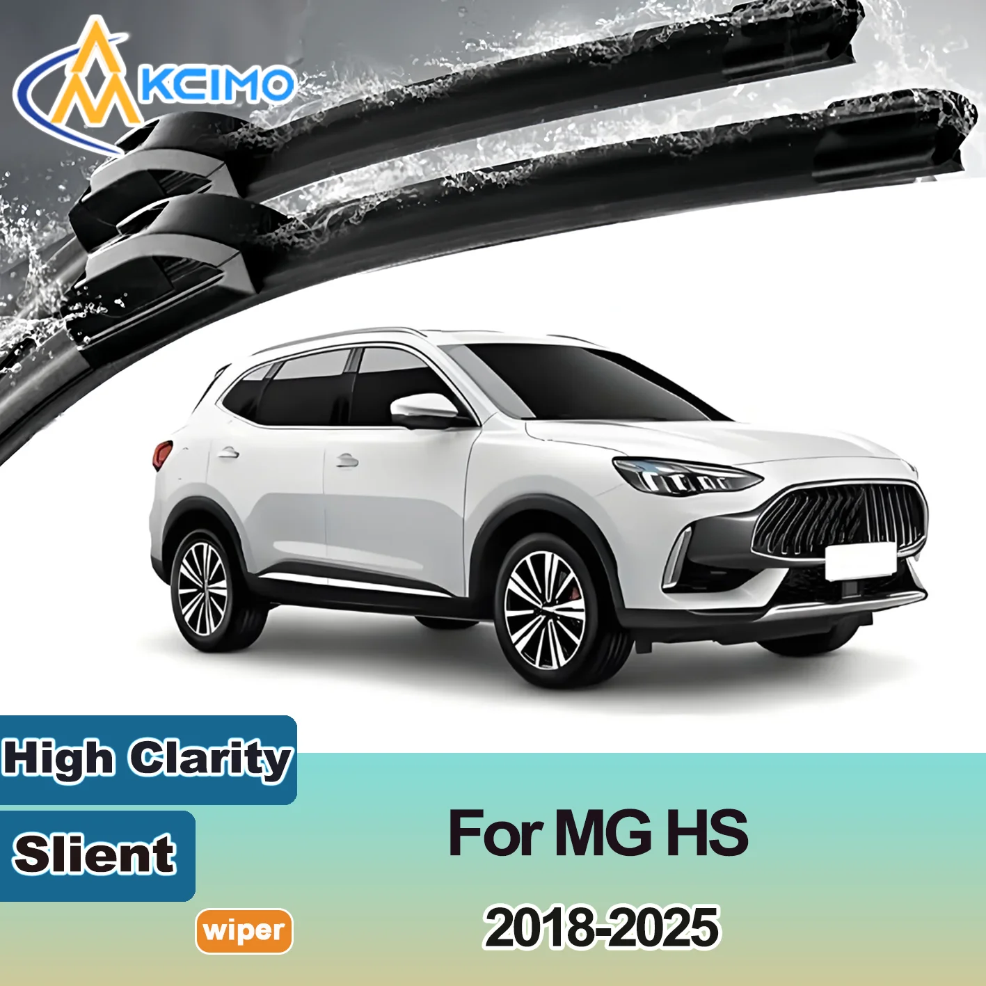 

KCIMO 2PCS New Front Windshield Wiper Blade for MG HS 2018-2025 Front Windshield Auto Wipers Blade Accessories 2025 2024 2023