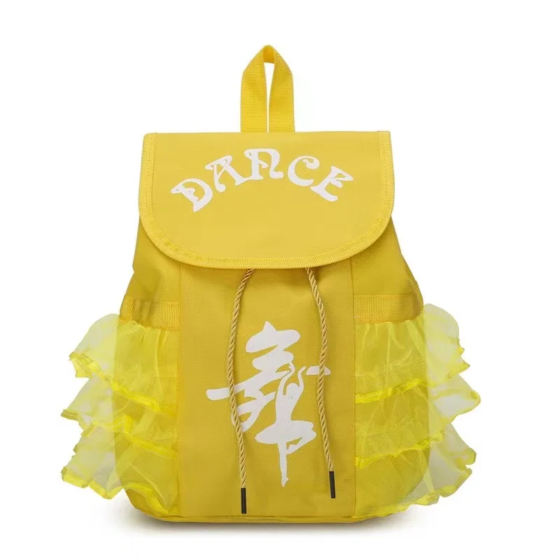 Bolsa de baile para niños, mochila de baile de doble hombro para niños, mochilas escolares de Ballet latino, bolsas de baile impresas para niñas, NAB173