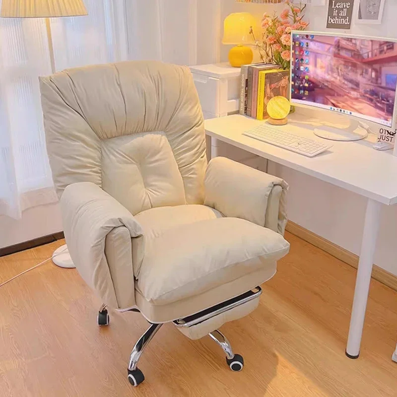 Maquiagem luxo cadeira de escritório salão braço confortável nordic executivo cadeira de escritório computador leitura muebles lounge suíte móveis