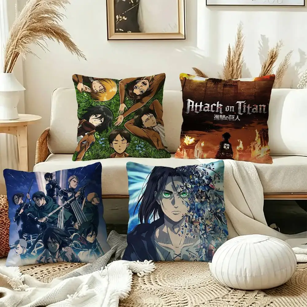 A-Attack on Anime T-Titanes Lucky Dragon pillow cover sofa cushion cover home room decoration children gift