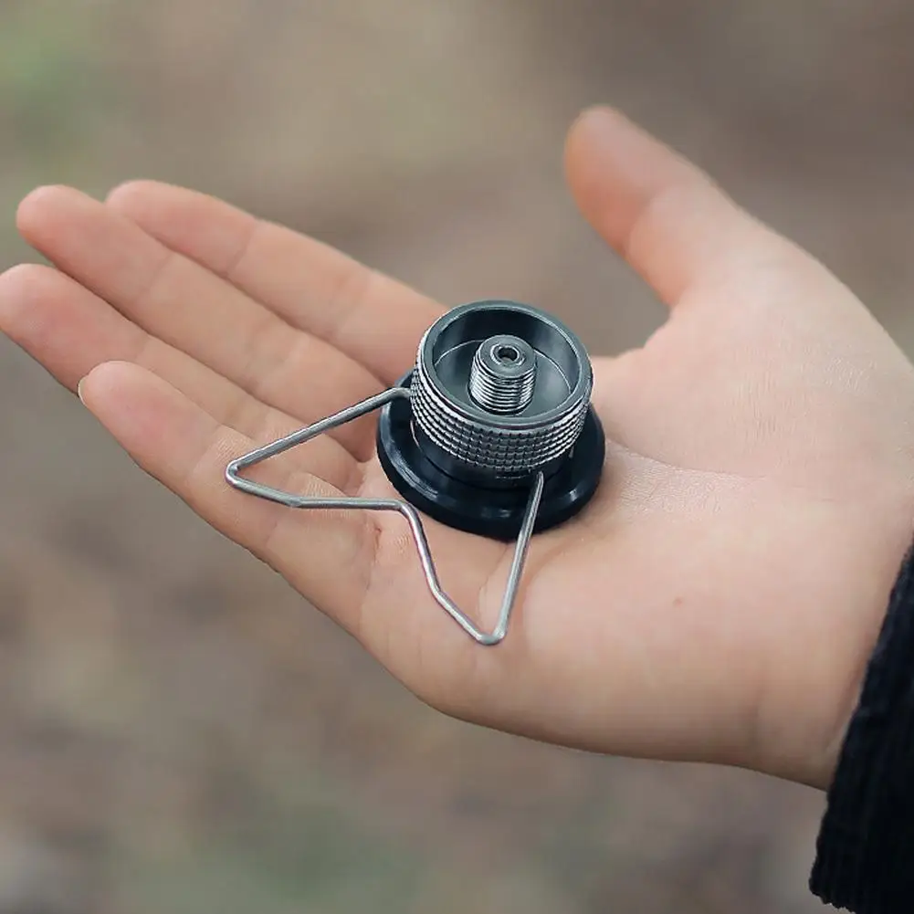 Adaptador de butano con soporte para tanque de gas portátil para exteriores, convertidor para camping, picnic, senderismo, equipo de camping, venta al por mayor