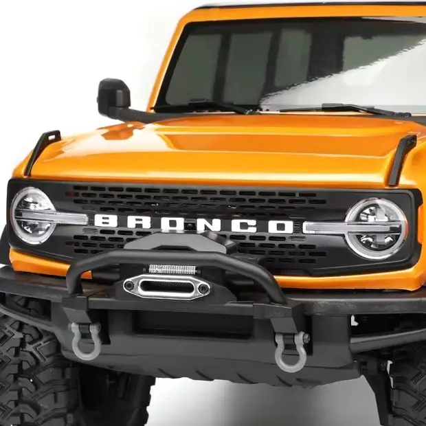 Rcdream Front Grille Mask # A Suitable For 1/10 Rc Crawler Car for traxxas Trx4 New Bronco Body Upgrade Options Parts # B6a1-w B