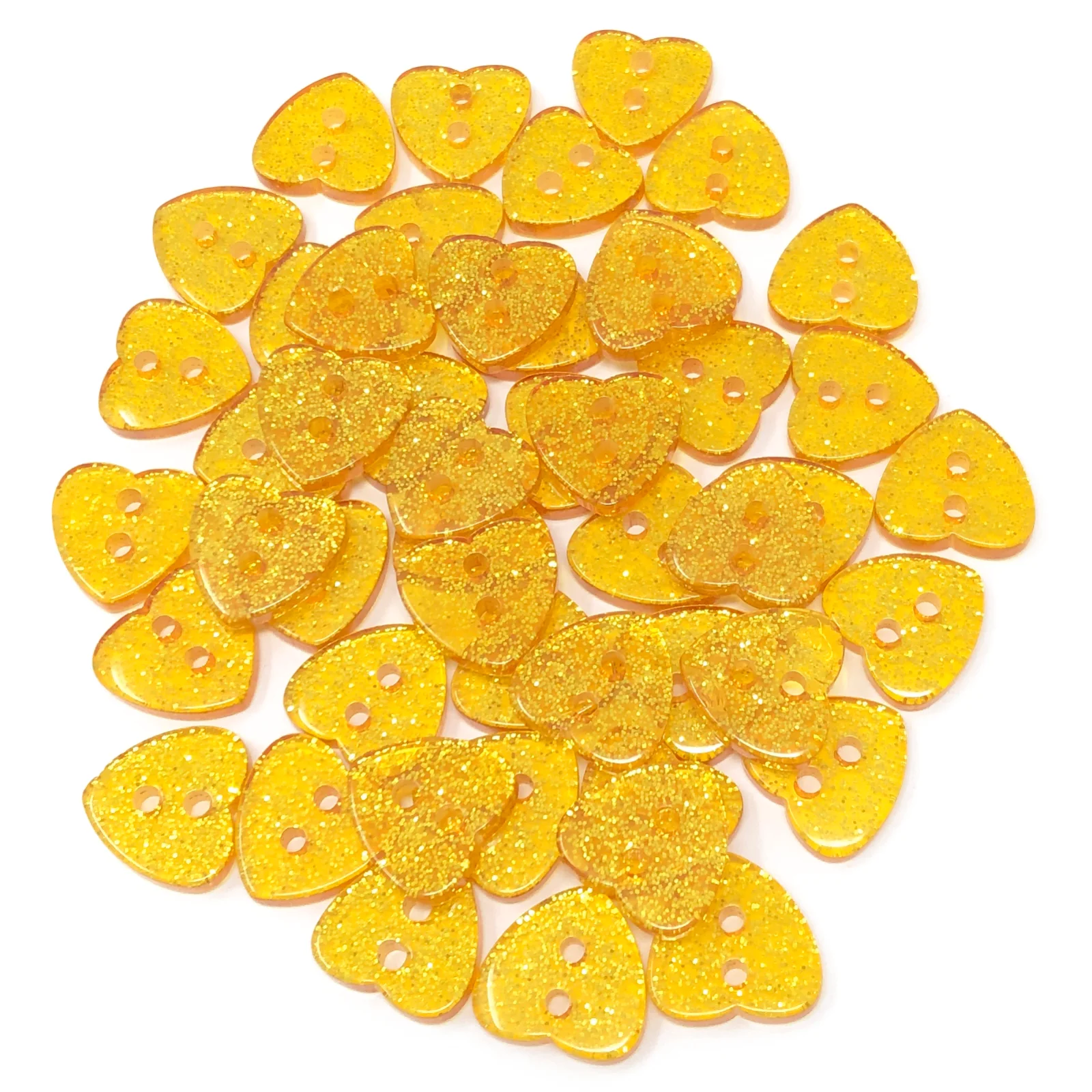 200 Stück 12x13mm Harz-Glitzer-Herzen mit 2 Löchern, Knöpfe für DIY-Kleidung, Nähzubehör, Glitzer-Handarbeiten, Verzierung für Scrapbooking – Detail 5